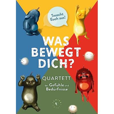 JUNIEK VERLAG Was bewegt dich?: Quartett der Gefühle und Bedürfnisse JUNIEK VERLAG Was bewegt dich?: Quartett der Gefühle und Bedürfnisse