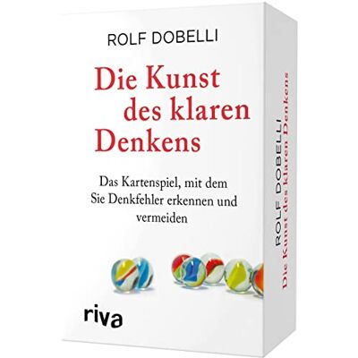 RIVA Die Kunst des klaren Denkens: Das Kartenspiel, mit dem Sie Denkfehler erkennen und vermeiden RIVA Die Kunst des klaren Denkens: Das Kartenspiel, mit dem Sie Denkfehler erkennen und vermeiden