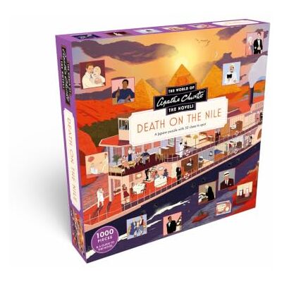 Laurence King The World of Agatha Christie: Death on the Nile: A 1000-Piece-Jigsaw Laurence King The World of Agatha Christie: Death on the Nile: A 1000-Piece-Jigsaw