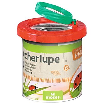 moses . Bekerloep Original Expedition Natuur, beker met vergrootdeksel voor 2-voudige en 4-voudige vergroting, vergrootglas voor het observeren van insecten of bladeren, dubbele vergrotingsbeker voor moses . Bekerloep Original Expedition Natuur, beker met vergrootdeksel voor 2-voudige en 4-voudige vergroting, vergrootglas voor het observeren van insecten of bladeren, dubbele vergrotingsbeker voor