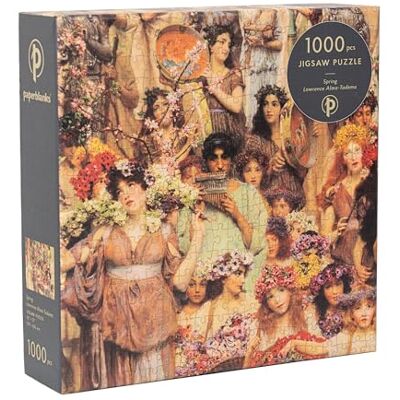 Paperblanks Spring 1000 Piece Jigsaw Puzzle, The J. Paul Getty Museum Collection by (Lawrence Alma-Tadema) Paperblanks Spring 1000 Piece Jigsaw Puzzle, The J. Paul Getty Museum Collection by (Lawrence Alma-Tadema)