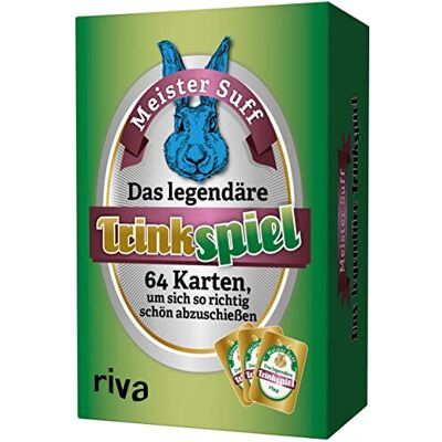 RIVA Das legendäre Trinkspiel: 64 Karten, um sich so richtig schön abzuschießen Vom Meister des Saufens empfohlen. Führt Aktionen aus und Regeln ein und lasst eure Promille steigen. RIVA Das legendäre Trinkspiel: 64 Karten, um sich so richtig schön abzuschießen Vom Meister des Saufens empfohlen. Führt Aktionen aus und Regeln ein und lasst eure Promille steigen.