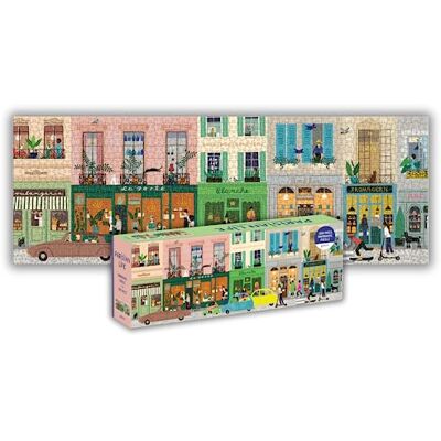 Galison Parisian Life 1000 Piece Panoramic Puzzle, 9780735376557 Galison Parisian Life 1000 Piece Panoramic Puzzle, 9780735376557