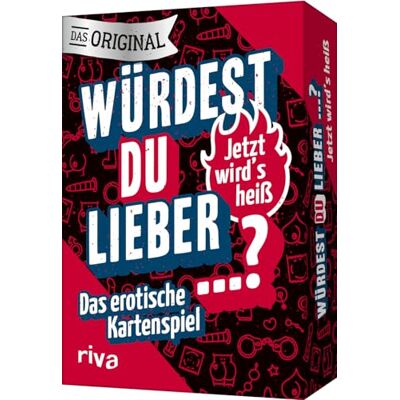 RIVA Würdest du lieber ...? Jetzt wird's heiß: Das erotische Kartenspiel RIVA Würdest du lieber ...? Jetzt wird's heiß: Das erotische Kartenspiel