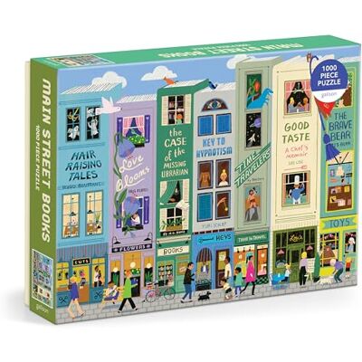 Galison Main Street Books 1000 Piece Puzzle Galison Main Street Books 1000 Piece Puzzle