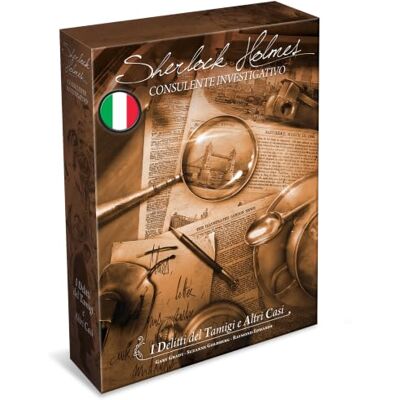 Asmodee Sherlock Holmes Consulente Investigativo I Delitti Del Tamigi e Altri Casi Board Game in Italiaans Asmodee Sherlock Holmes Consulente Investigativo I Delitti Del Tamigi e Altri Casi Board Game in Italiaans