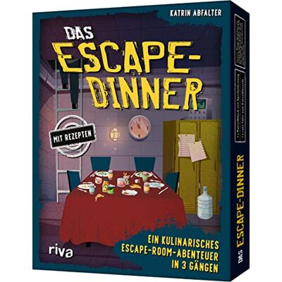 RIVA Das Escape-Dinner Ein kulinarisches Escape-Room-Abenteuer in 3 Gängen: Mit Rezepten. Das perfekte Geschenk für alle Rätsel-Fans. Mit Rätselseiten zum Freirubbeln. Ab 12 Jahren RIVA Das Escape-Dinner Ein kulinarisches Escape-Room-Abenteuer in 3 Gängen: Mit Rezepten. Das perfekte Geschenk für alle Rätsel-Fans. Mit Rätselseiten zum Freirubbeln. Ab 12 Jahren