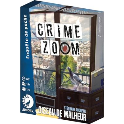 Asmodee Aurora Crime Zoom: vogel van wee – gezelschapsspellen – onderzoeksspellen – observatiespellen – vanaf 14 jaar – 1 tot 6 spelers – Franse versie Asmodee Aurora Crime Zoom: vogel van wee – gezelschapsspellen – onderzoeksspellen – observatiespellen – vanaf 14 jaar – 1 tot 6 spelers – Franse versie