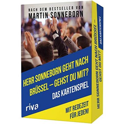 RIVA Herr Sonneborn geht nach Brüssel gehst du mit?: Das Kartenspiel RIVA Herr Sonneborn geht nach Brüssel gehst du mit?: Das Kartenspiel