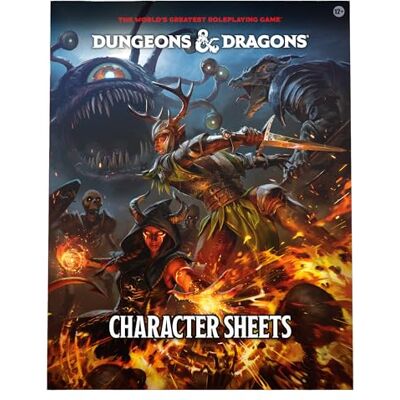 Wizards of the Coast 2024 Character Sheets (Dungeons & Dragons Player Accessories) Wizards of the Coast 2024 Character Sheets (Dungeons & Dragons Player Accessories)