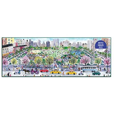 Galison Mudpuppy Michael Storrings Cityscape 1000 Piece Panoramic Puzzle, 9780735365384 Galison Mudpuppy Michael Storrings Cityscape 1000 Piece Panoramic Puzzle, 9780735365384