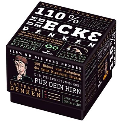 moses 110% um die Ecke denken: 100 Rätsel und Aufgaben, die deine Kreativätit fördern moses 110% um die Ecke denken: 100 Rätsel und Aufgaben, die deine Kreativätit fördern