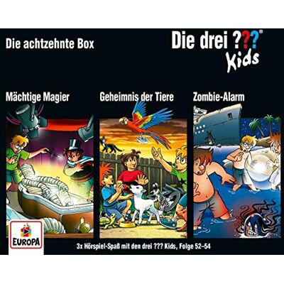 United Die drei ??? Kids 18. /3er Box- Folgen 52-54 (3 Audio-CDs) United Die drei ??? Kids 18. /3er Box- Folgen 52-54 (3 Audio-CDs)