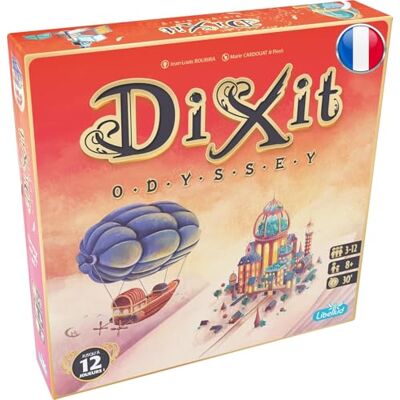 Asmodee Libellud Dixit Odyssey (editie 2022) Communicatiespel Leeftijd 8+ 3 tot 12 spelers Speeltijd 30 minuten, opFranzösisch Asmodee Libellud Dixit Odyssey (editie 2022) Communicatiespel Leeftijd 8+ 3 tot 12 spelers Speeltijd 30 minuten, opFranzösisch