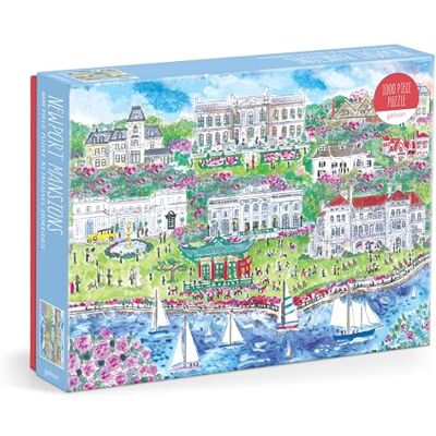 Galison Michael Storrings Newport Mansions. 1000 Piece Puzzle Galison Michael Storrings Newport Mansions. 1000 Piece Puzzle