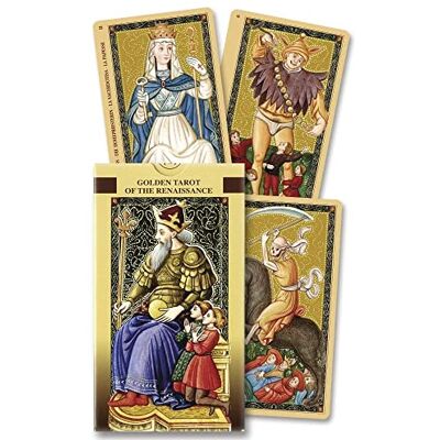Lo Scarabeo SCARABEO-JEUX Gouden tarot uit de Renaissance Lo Scarabeo SCARABEO-JEUX Gouden tarot uit de Renaissance