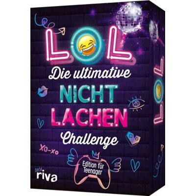 RIVA LOL Die ultimative Nicht-lachen-Challenge Edition für Teenager: Die besten Witze, Flachwitze, Scherzfragen. Tolles Geschenk zu Geburtstag, Weihnachten. Partyspiel ab 12 Jahren RIVA LOL Die ultimative Nicht-lachen-Challenge Edition für Teenager: Die besten Witze, Flachwitze, Scherzfragen. Tolles Geschenk zu Geburtstag, Weihnachten. Partyspiel ab 12 Jahren
