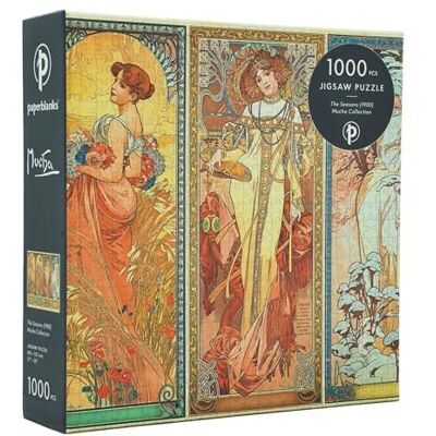 Paperblanks The Seasons (1900) Mucha Collection Jigsaw Puzzles 1000 pieces Paperblanks The Seasons (1900) Mucha Collection Jigsaw Puzzles 1000 pieces