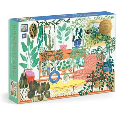 Galison Houseplant Haven 1000 Piece Foil Puzzle Galison Houseplant Haven 1000 Piece Foil Puzzle