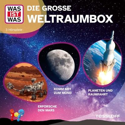 Tessloff WAS IST WAS 3-CD Hörspielbox. Die große Weltraumbox Tessloff WAS IST WAS 3-CD Hörspielbox. Die große Weltraumbox