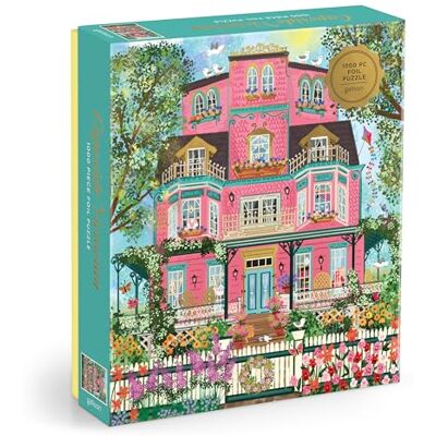 Galison Joy Laforme Capeside Victorian 1000 Piece Foil Puzzle Galison Joy Laforme Capeside Victorian 1000 Piece Foil Puzzle