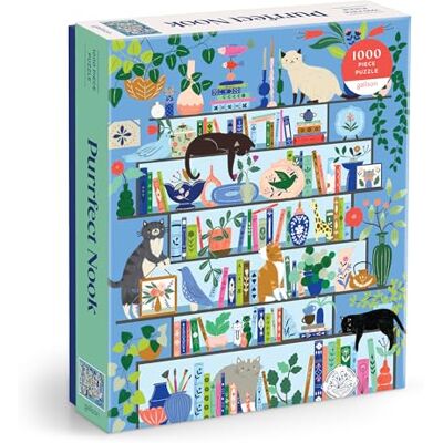 Galison Purrfect Nook. 1000 Piece Puzzle Galison Purrfect Nook. 1000 Piece Puzzle