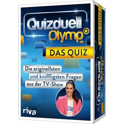 RIVA Quizduell Olymp Das Kartenspiel: Die originellsten und kniffligsten Fragen aus der TV-Show Allgemeinwissen trainieren mit spannenden Fragen. Geschenk für Quiz- und Rätsel-Fans RIVA Quizduell Olymp Das Kartenspiel: Die originellsten und kniffligsten Fragen aus der TV-Show Allgemeinwissen trainieren mit spannenden Fragen. Geschenk für Quiz- und Rätsel-Fans