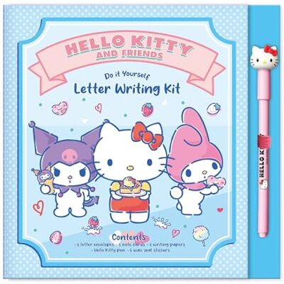 Liscianigiochi Lisciani HELLO KITTY AND FRIENDS – Schrijfset Voor Meisjes Vanaf 6 Jaar – Inclusief Enveloppen, Kaarten, Briefpapier, Stickers En Pen – Creatieve Schrijf- En Cadeauset Voor Kinderen Liscianigiochi Lisciani HELLO KITTY AND FRIENDS – Schrijfset Voor Meisjes Vanaf 6 Jaar – Inclusief Enveloppen, Kaarten, Briefpapier, Stickers En Pen – Creatieve Schrijf- En Cadeauset Voor Kinderen