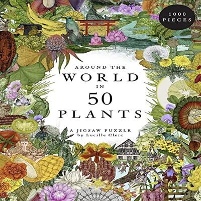 Laurence King AROUND THE WORLD IN 50 PLANTS: 1000-piece jigsaw puzzle Laurence King AROUND THE WORLD IN 50 PLANTS: 1000-piece jigsaw puzzle
