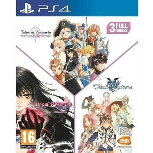 JVS Products BANDAI NAMCO Entertainment 225644 Tales of Vesperia + Tales of Berseria + Tales of Zestiria Compilation, Zwart