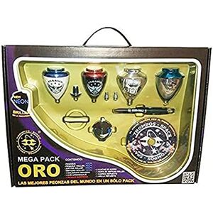 trompos space Xtreme Mega Pack Oro Neon Gyroscoop Koffer Neon Gold (Space 00800041)