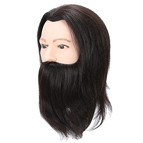 zottel Man Mannequin Head, Doll Head Mannequin Head voor kapperszaken voor salon