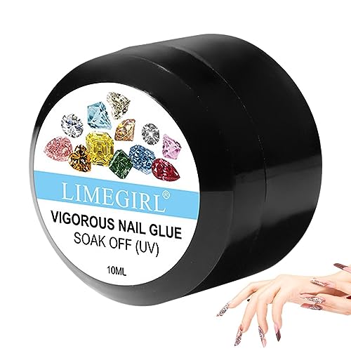 EviKoo Gelnagellijm voor valse nagels   Sterke valse nagellijm om op nagels te drukken   Nagellijm Voor Salon Home Voor Nail Art DIY, Nail Strengthen For Girls, Women