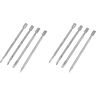 liovitor 8 Stks Manicure Manicure Tool Staal Push 8 Set Nail Care Manicure Pedicure