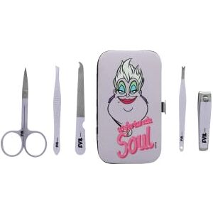Disney Bad Guys Ursula Manicure Set 5 nagelaccessoires nagelleer snijden, lima, epilatado, nagelschaar en versierde opbergdoos Disney Bad Guys Ursula Manicure Set 5 nagelaccessoires nagelleer snijden, lima, epilatado, nagelschaar en versierde opbergdoos