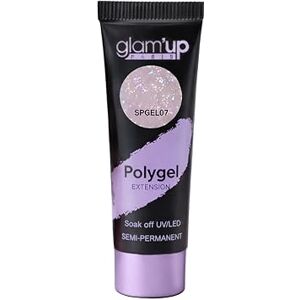GLAM UP Glam'Up Paris semi-permanente poly-gel tube verlenggel UV-nagelbouwgel kunstnagelontwerp gemakkelijk te gebruiken langdurig glanzend roze GLAM UP Glam'Up Paris semi-permanente poly-gel tube verlenggel UV-nagelbouwgel kunstnagelontwerp gemakkelijk te gebruiken langdurig glanzend roze