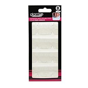 GLAM UP Glam'Up Paris dubbelzijdige stickers voor kunstnagels, zelfklevend, transparant GLAM UP Glam'Up Paris dubbelzijdige stickers voor kunstnagels, zelfklevend, transparant