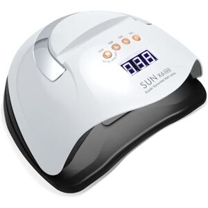 Vonsera 220 W uv-lamp voor gelnagels, uv-nageldroger lampen voor gelpolish, hardingslichtmachine, uv-led-nagellamp, professioneel, met 66 leds, kralen, 4 timers, autosensor, led-display Vonsera 220 W uv-lamp voor gelnagels, uv-nageldroger lampen voor gelpolish, hardingslichtmachine, uv-led-nagellamp, professioneel, met 66 leds, kralen, 4 timers, autosensor, led-display