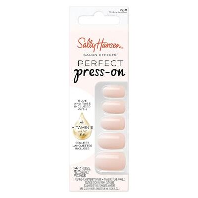 Sally Hansen Kunstnagels Salon Effects Perfect Press-On, 121 Ombre-Lievable, beschadigen je natuurlijke nagels niet, snelle en eenvoudige manicure, professioneel resultaat, herbruikbare capsules. Sally Hansen Kunstnagels Salon Effects Perfect Press-On, 121 Ombre-Lievable, beschadigen je natuurlijke nagels niet, snelle en eenvoudige manicure, professioneel resultaat, herbruikbare capsules.