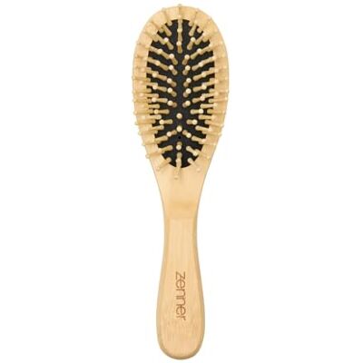 Zenner Ovale Bamboe Haarborstel Met Houten Pinnen En Verend Borstelkussen Voor Hoofdhuidmassage En Dagelijkse Haarverzorging Zenner Ovale Bamboe Haarborstel Met Houten Pinnen En Verend Borstelkussen Voor Hoofdhuidmassage En Dagelijkse Haarverzorging