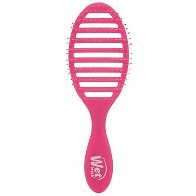 Wet Brush Speed Dry Hair Brush, Pink Frost geventileerd ontwerp en zachte HeatFlex borstelharen zijn föhnen veilig Ergonomische handgreep beheert klitten pijnvrije haaraccessoires Wet Brush Speed Dry Hair Brush, Pink Frost geventileerd ontwerp en zachte HeatFlex borstelharen zijn föhnen veilig Ergonomische handgreep beheert klitten pijnvrije haaraccessoires