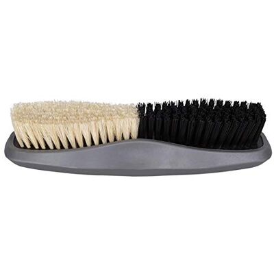 Wahl Equine Combo showborstel, Soft Touch-handgreep Zachte borstelharen voor gladde vacht, verwijdert modder en zweet, zachte antislipgreep, polijstborstel, ook voor hoeven Wahl Equine Combo showborstel, Soft Touch-handgreep Zachte borstelharen voor gladde vacht, verwijdert modder en zweet, zachte antislipgreep, polijstborstel, ook voor hoeven