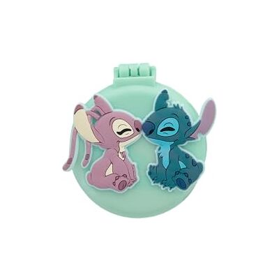 Disney STITCH Opvouwbare haarborstel Geïntegreerde spiegel Lilo & Stitch Stitch & Angel Officieel product Disney STITCH Opvouwbare haarborstel Geïntegreerde spiegel Lilo & Stitch Stitch & Angel Officieel product