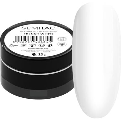 Semilac French Gel White 15 g opbouwgel Semilac French Gel White 15 g opbouwgel