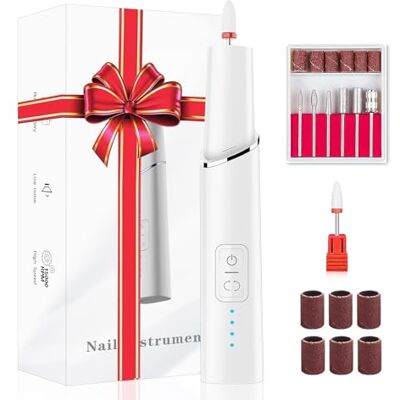 HOHAOO Nagelfrees, professionele elektrische nagelfrees, manicureset, 15.000 omw/min, verstelbare snelheid, pedicure-manicureset voor gelnagels, nagelriemen, acrylgel, pedicure-manicureset voor beginners en HOHAOO Nagelfrees, professionele elektrische nagelfrees, manicureset, 15.000 omw/min, verstelbare snelheid, pedicure-manicureset voor gelnagels, nagelriemen, acrylgel, pedicure-manicureset voor beginners en