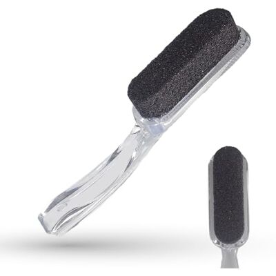 La Rosa LaRosa PUMICE SPA Pedicure Handvat met Zwarte Puimsteen – Transparant La Rosa LaRosa PUMICE SPA Pedicure Handvat met Zwarte Puimsteen – Transparant