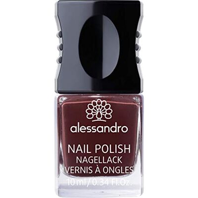 alessandro Standaard lak 10 nude bruin, per stuk verpakt (1 x 10 ml) alessandro Standaard lak 10 nude bruin, per stuk verpakt (1 x 10 ml)