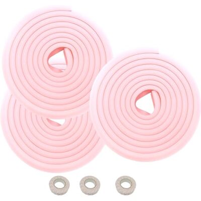 HIMRY ® KXD7000 Randbescherming, L-vormig schuimkussen, extra verdikt, spons-tafelrandkussen, hoekkussen, randbescherming, anti-botsing voor baby's, kinderen, bumper, roze, 3 x 5 m HIMRY ® KXD7000 Randbescherming, L-vormig schuimkussen, extra verdikt, spons-tafelrandkussen, hoekkussen, randbescherming, anti-botsing voor baby's, kinderen, bumper, roze, 3 x 5 m