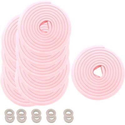 HIMRY ® KXD7000 Randbescherming, L-vormig schuimkussen, extra dik, spons-tafelrandkussen, hoekkussen, randbescherming, anti-botsing, babykinderen, bumper, roze, 50 meter (10 x 5 m) HIMRY ® KXD7000 Randbescherming, L-vormig schuimkussen, extra dik, spons-tafelrandkussen, hoekkussen, randbescherming, anti-botsing, babykinderen, bumper, roze, 50 meter (10 x 5 m)