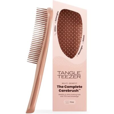 Tangle Teezer The Complete Carebrush Fijn haar Haarborstel Gelaagde tanden Maakt glad, geeft glans, masseert en ontklit Geglazuurde mokka Nat & droog haar Tangle Teezer The Complete Carebrush Fijn haar Haarborstel Gelaagde tanden Maakt glad, geeft glans, masseert en ontklit Geglazuurde mokka Nat & droog haar